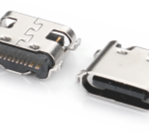 USB Type C 6PIN L=6.50mm沉板0.8-1.2-1.6-2.1mm型母座-10025X