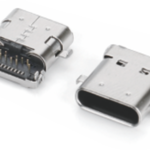 USB Type C 24PIN L= 10.0mm沉板1.4mm型母座-T16701