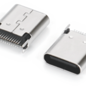 USB Type C 24PIN L=9.3mm夹板0.8mm型母座-CF009