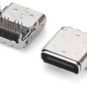USB Type C 24PIN L=9.34mm前插后贴母座-21622