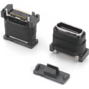 USB Type C 24PIN H=10.0mm双壳立式防水型母座-224103