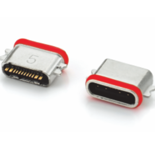 TYPE C 16PIN 防水 沉板1.6（拉伸EMI）版 L6.7